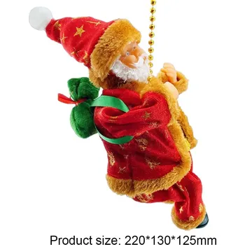 Vánoce Vánoční plyšová hračka zpívající | dekorace, panenka - E