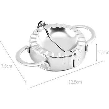Forma na knedlíky pro snadnou výrobu taštiček | tvořítko, kuchyňský pomocník - 7,5 cm