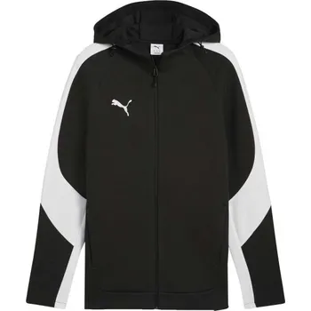 Pánská bunda Puma TEAMEVOSTRIPE HOODED JACKET XXL Černá, Bílá
