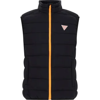 Pánská vesta Pánská Prošívaná vesta GUESS DALACH QUILTED VEST Z4RL02WFW40-JBLK – Černá M