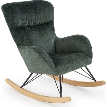 Křeslo Halmar-PL Houpací křeslo Halmar Caster (tmavě zelená)