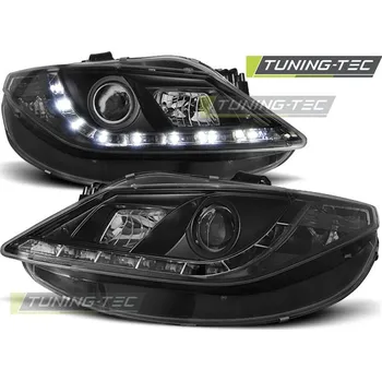 Přední světlomet Tuning-Tec Přední čirá LED světla Seat Ibiza IV (2008 - 2012) - černé