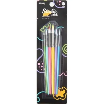 Výtvárné potřeby Sinsay - Sada štětců 6 pack - vícebarevná - 931GI-MLC - 931GI-MLC-ONE