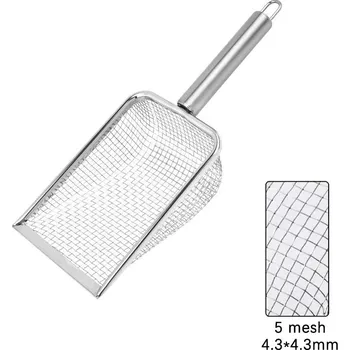Kovová síťová lopatka na kočkolit | lopatka, nástroj - 4,3 mm4,3 mm
