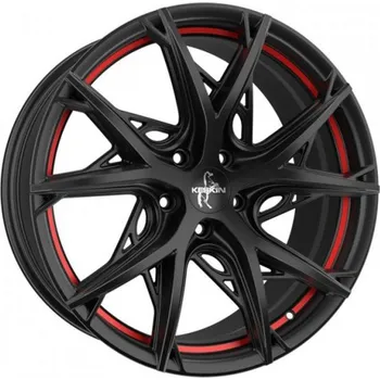 Alu kolo KESKIN Alu Kola Keskin Kt24C 8.5X19 5X114.3 ET35 Black Painted Red Inside 72.6