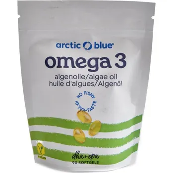 Arctic blue Vegan Omega 3 Algae 420 mg DHA/ 140 mg EPA 90 cps.