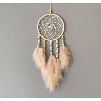 Lapač snů Lapač snů béžový č.3 - 10 x 35 cm