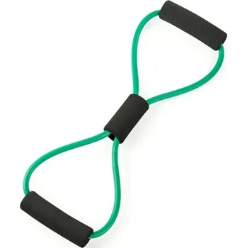 Elastická odporová guma na záda a jógu | posilovač, pomůcka - Zelený