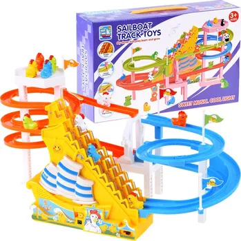 autíčko JOKO Zvířecí autodráha Sailboat