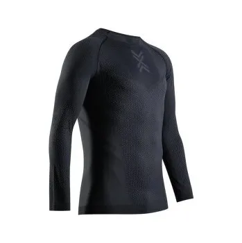 X-Bionic XCeed Run Shirt LS X Black/Rhino Grey černá XXL