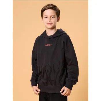 Chlapecké oblečení Sinsay - Mikina s kapucí - šedá - 269DN-90X - 269DN-90X-140