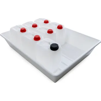 Laboratorní miska z plastu na agresivní látky, objem 39 l, 1 ks