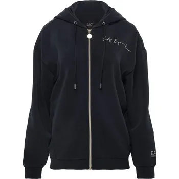 Dámská mikina Dámská Mikina EA7 TRAIN CORE LADY RELAX W HOODIE FZ 6RTM04TJDCZ1200 – Černá L