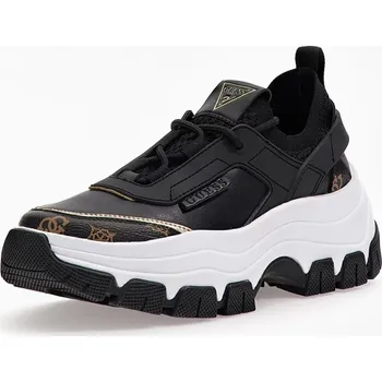 Dámská obuv Dámské Nízké tenisky GUESS BRAYDIN FL8BYDSMF12-BLKBR – Černá 38