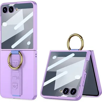Příslušenství k chytrým hodinkám GKK 115548 GKK BAND Ochranný kryt s držákem Samsung Galaxy Z Flip7 5G fialový