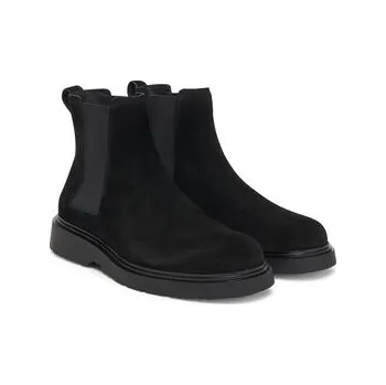 Dámská zimní obuv Calvin Klein Kotníková obuv s elastickým prvkem Combat Ess Chelsea Boot Su YM0YM01372 Černá 42