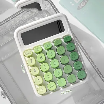 Kancelářská technika Barevná stolní kalkulačka s velkým displejem | kalkulačka, kancelářské potřeby - Modrý