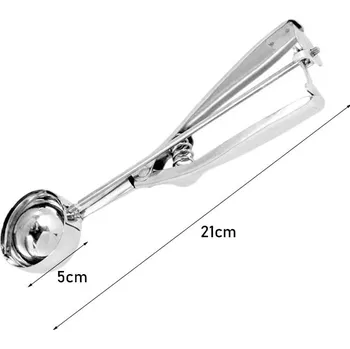 Naběračka Nerezová naběračka na zmrzlinu a led | naběračka, forma - B.