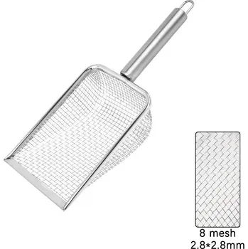 Kovová síťová lopatka na kočkolit | lopatka, nástroj - 2,8 mm2,8 mm