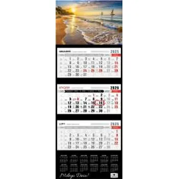 Kalendář Kalendarz 2026 trójdzielny premium żaglówka