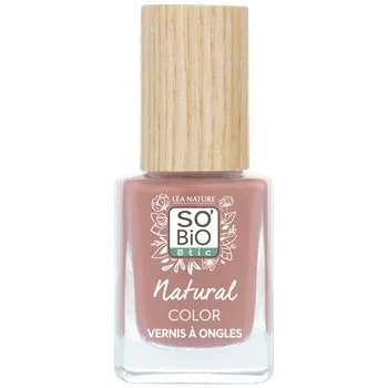 Přípravek na nehty SO’BiO étic Lak na nehty - 45 růžová pivoňka (11 ml) - se zářivou a intenzivní barvou