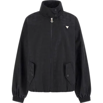 Dámská Přechodná bunda GUESS 4G LOGO FULL ZIP V4BQ24WGLW2-FJ4Q – Černá XS