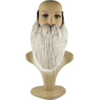 Péče o vousy Falešné vousy a knír na halloween | vousy, knír - Šedá