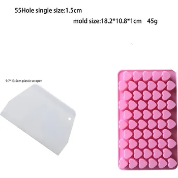 Forma na pečení Silikonová forma na psí sušenky, různé motivy | forma, formička - 55 srdce