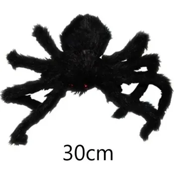 Party dekorace Halloween obří plyšový pavouk dekorace | dekorace, hračka - Přibližně 30 cm
