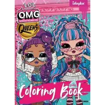 Set školních potřeb Kolorowanka z naklejkami LOL OMG Queens