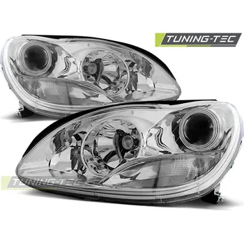 Přední světlomet Tuning-Tec Přední čirá světla Mercedes Benz S W220 (1998 - 2005) - chromované