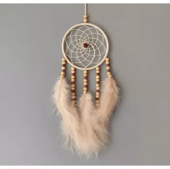 Lapač snů Lapač snů béžový č.1 - 10 x 35 cm