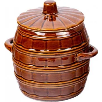 Zelák DuraHome Keramický soudek s poklicí