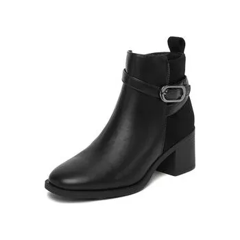 Dámské kozačky Clara Barson Polokozačky CEO-LM32618-T11 Černá 38