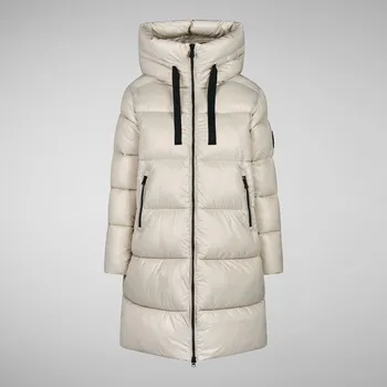 Dámský kabát Dámský Kabát SAVE THE DUCK ISABEL D45510W-LUCK17-40019 – Béžová XL