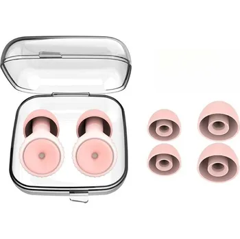 Špunt do uší Špunty do uší proti hluku na spaní | špunty, ucpávky - Růžový