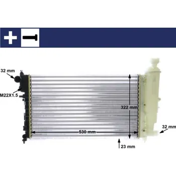 Chladič motoru Chladič, chlazení motoru MAHLE CR 468 000S