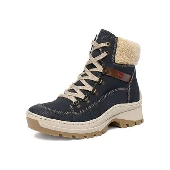 Dámská móda Rieker Kotníková obuv CEO-X9338-14 Tmavomodrá 41