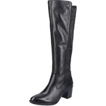 RIEKER dámské kožené kozačky Y2050-00 černé 38