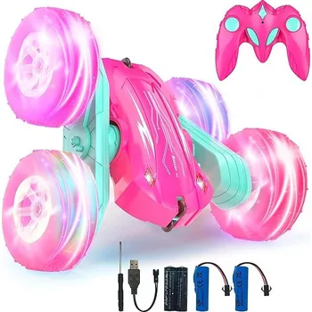 RC model auta Rodzon RC Flipper 4WD 360°, růžové