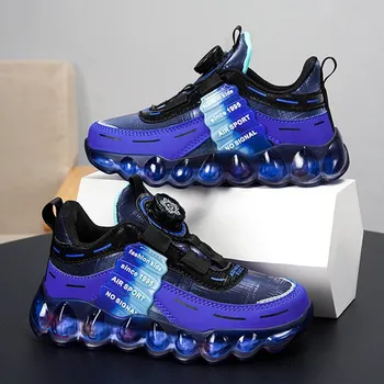 Chlapecké tenisky Dětské kožené tenisky – protiskluzové, 5–16 let Velikost: 38, Barva (Varianta): Modrá