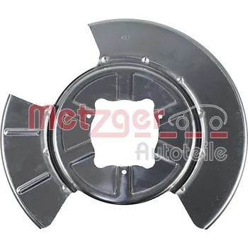 Brzdový kotouč Ochranný plech proti rozstřikování, brzdový kotouč METZGER 6115555