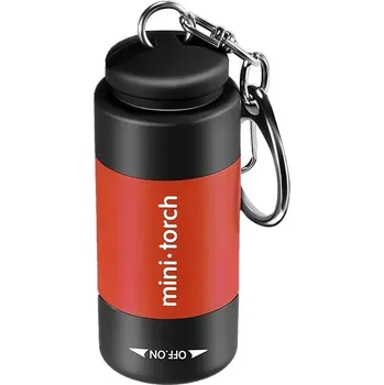 Mini led kapesní svítilna usb nabíjecí | svítilna baterka - Červený