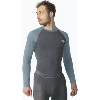 Pánské termo triko Longsleeve DYNAFIT Tour Light Merino smoke blue