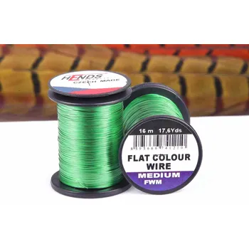 Rybářský prut HENDS FLAT COLOUR WIRE MEDIUM - ZELENÁ JASNÁ FWM08