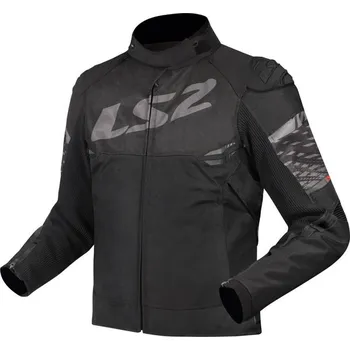 Moto bunda LS2 Helmets LS2 APEX LADY JACKET BLACK DARK GREY L - 5XL