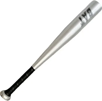 Baseballová pálka hliníková barevná | pálka sportovní, tréninková - 20palcová stříbrná