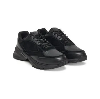 Dámské tenisky Sneakersy Calvin Klein Jeans Hike Runner Hf Lth Mix YM0YM01289 Černá 43