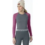 Dámské termo tričko Longsleeve DYNAFIT Tour Light Merino magenta