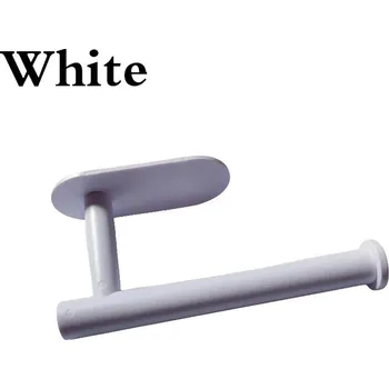 Držák kuchyňských utěrek Držák na papírové utěrky či toaletní papír bez vrtání | držák utěrek, kuchyňský držák - válec bílý